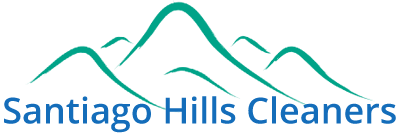 Santiago Hills Cleaners Logo in Orange