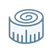 measuring tape icon