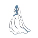 wedding dress icon